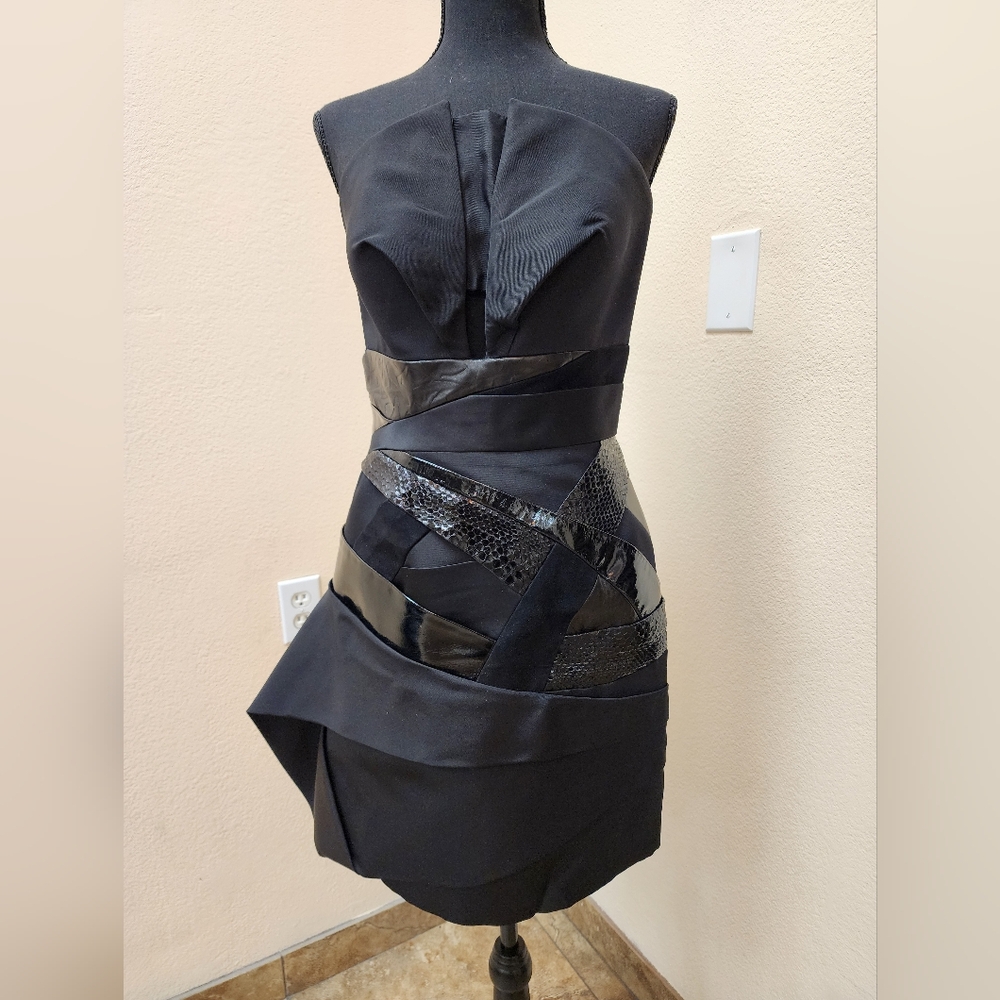 Rubin Singer Strapless Cocktail Dress